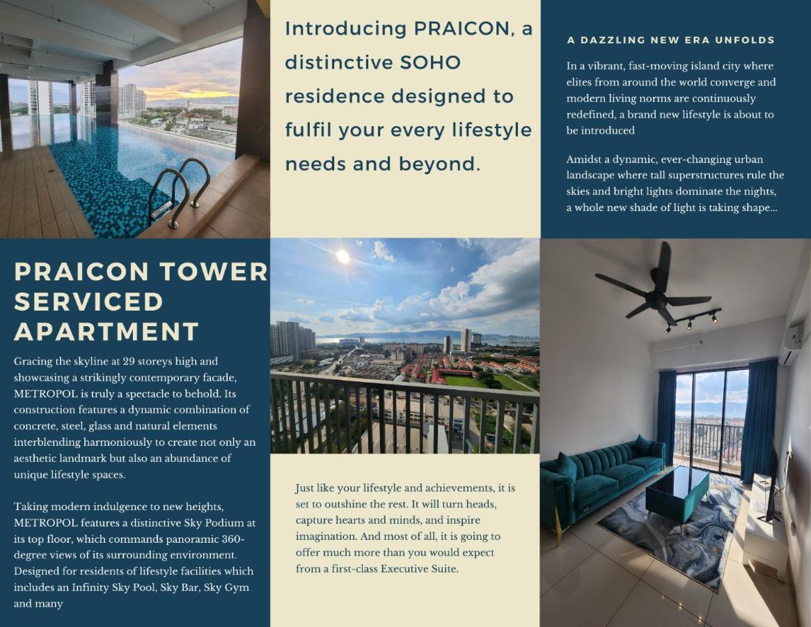 Praicon Tower - Premium Suite บัตเตอร์เวิร์ท ภายนอก รูปภาพ